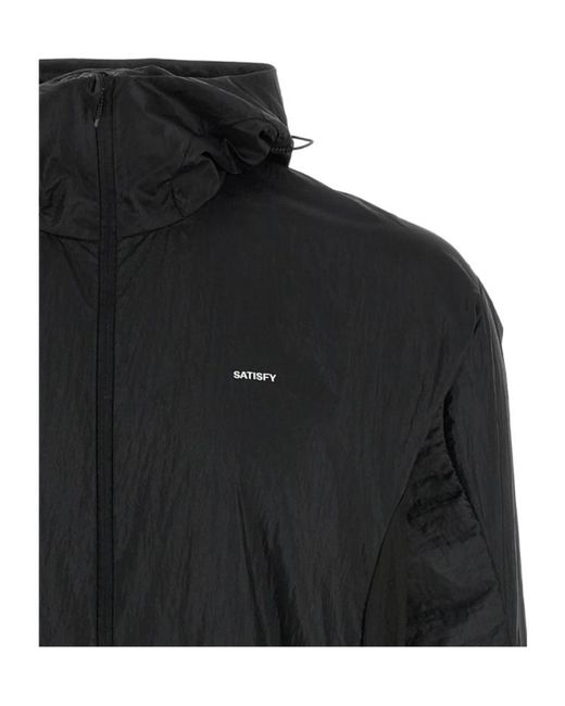 Satisfy Black Long-Sleeve Jacket for men