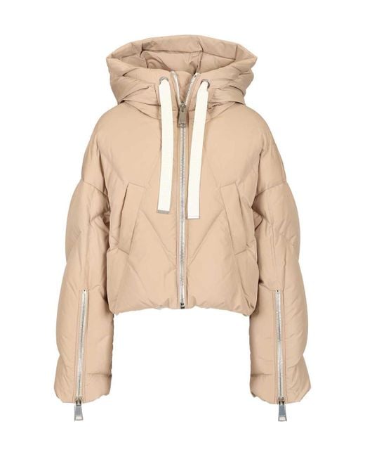 Khrisjoy Natural 'Crop Iconic Milano' Down Jacket