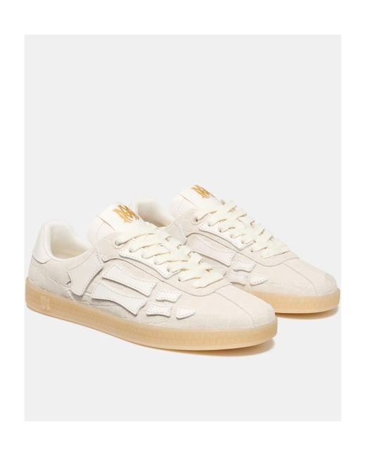 Amiri White Embossed Pacific Bones Sneakers
