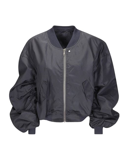 Rick Owens Gray Secchia Flight Zipped Jacket