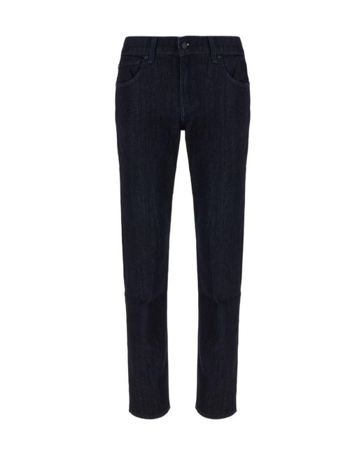 7 For All Mankind Blue Five-Pockets Jeans for men
