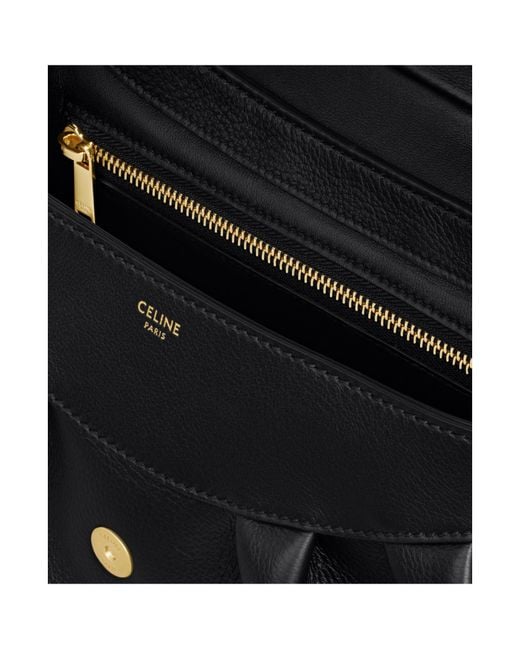 Céline Black Medium Polly Bag