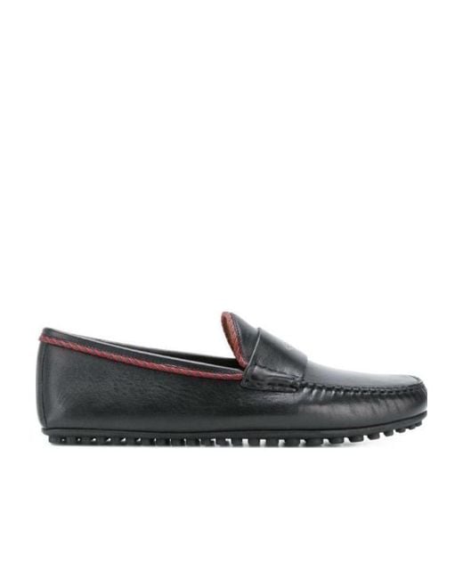 Gucci Black Logo Business Casual Shoes for men