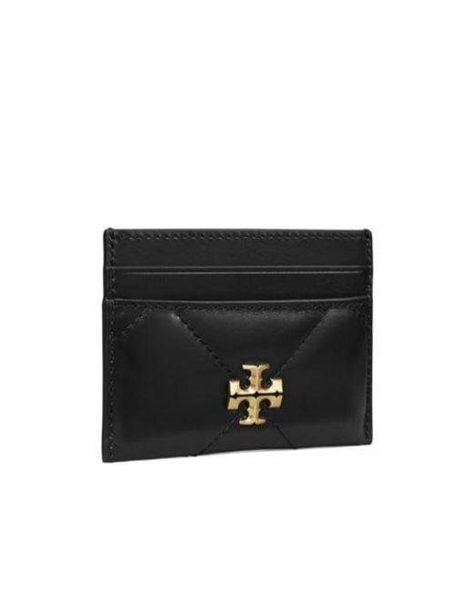 Tory Burch Black Logo-Plaque Card Holder