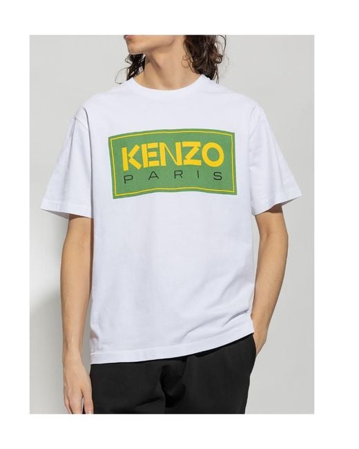 KENZO White Paris T-Shirt for men