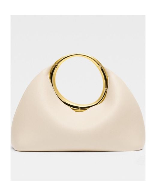 Jacquemus Natural Le Petit Calino Top Handle Bag