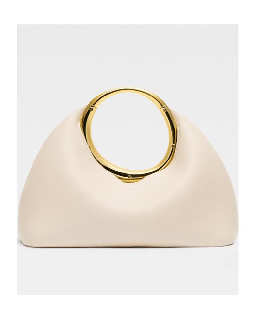 Jacquemus Natural Le Petit Calino Top Handle Bag