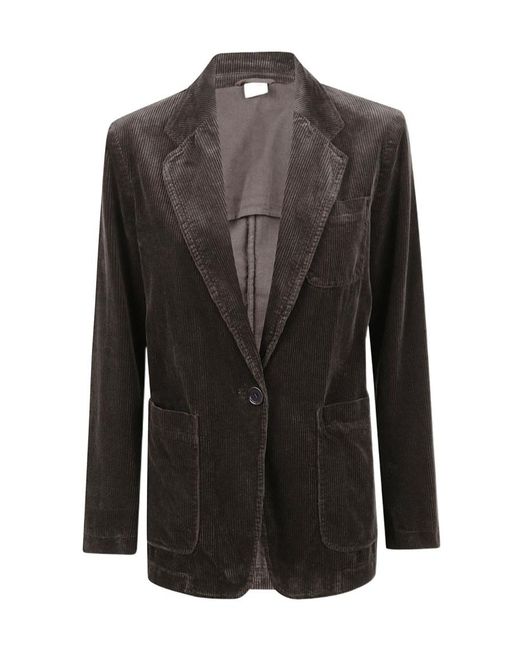 Aspesi Black Single-Breasted Suit Jacket