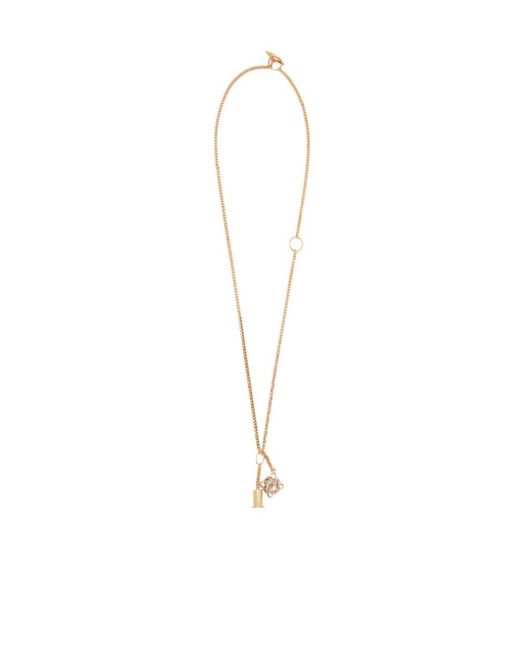 Loewe White Personalisation Anagram Charm Necklace