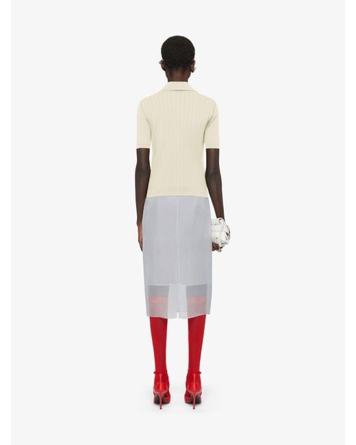 Givenchy White Skirt