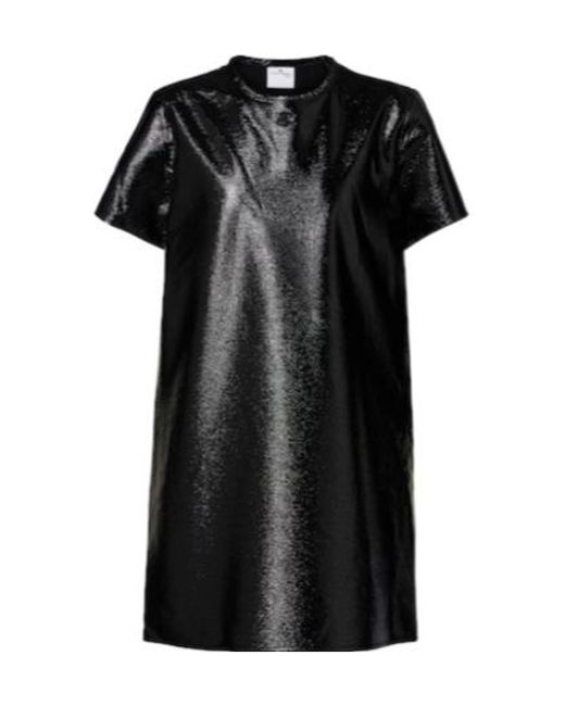 Courreges Black Vinyl Minidress