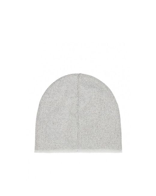 Moschino White Teddy Bear Beanie