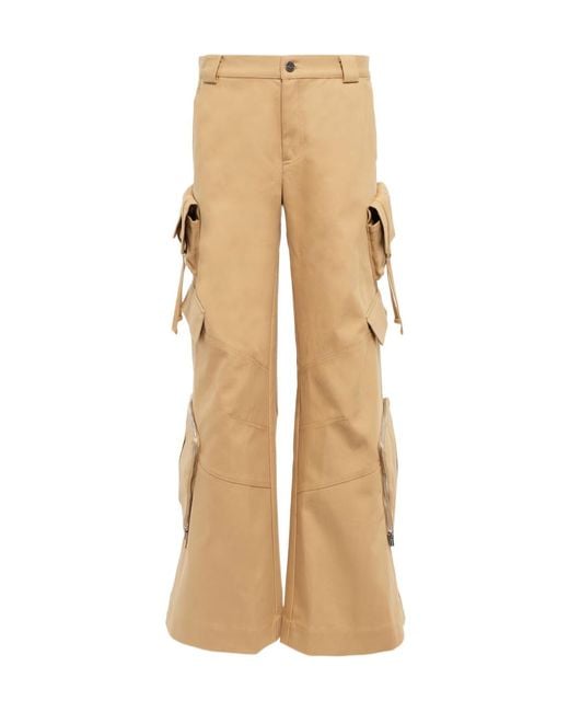 Dion Lee Natural Cotton Cargo Pants