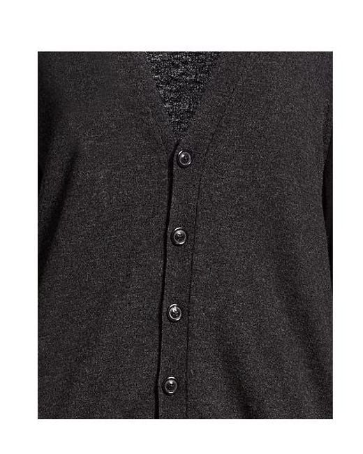 Maison Margiela Black Long Sleeve Cardigans