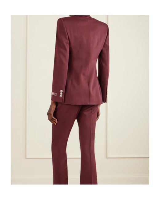 Versace Purple Single-Breasted Blazer