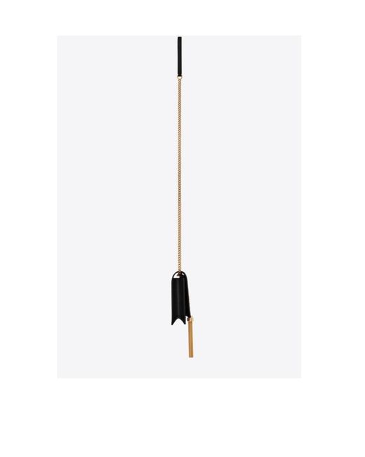 Saint Laurent White Small Kate Crossbody Bag