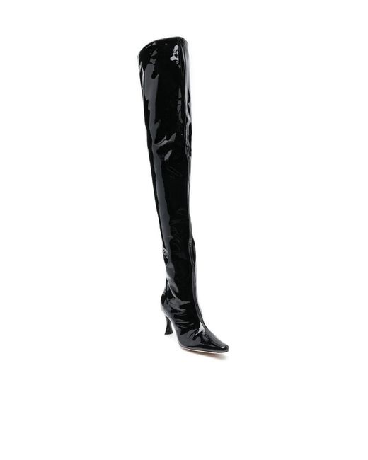 By Far Black Pointed Boots