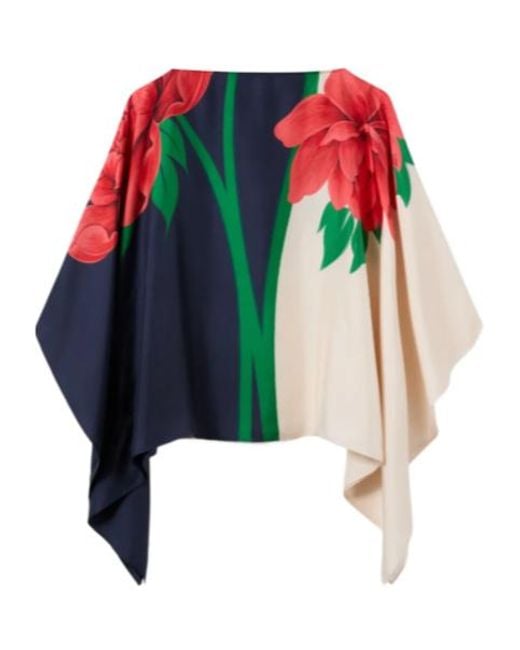 LaDoubleJ Multicolor La Doublej Queen Peony Square Top