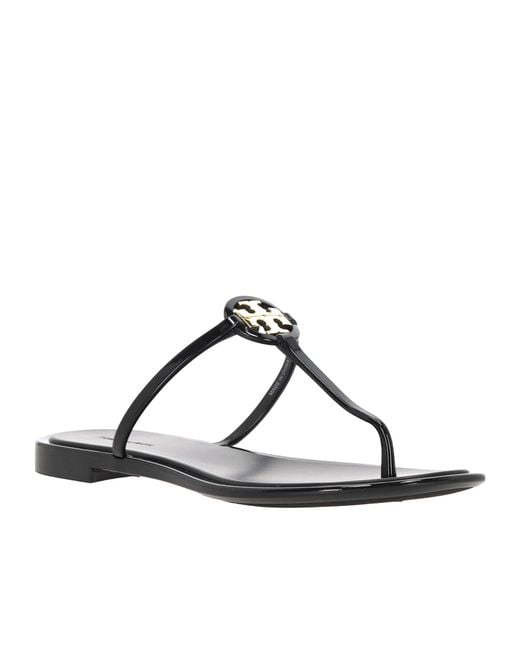 Tory Burch Brown Mini Miller Jelly Sandals