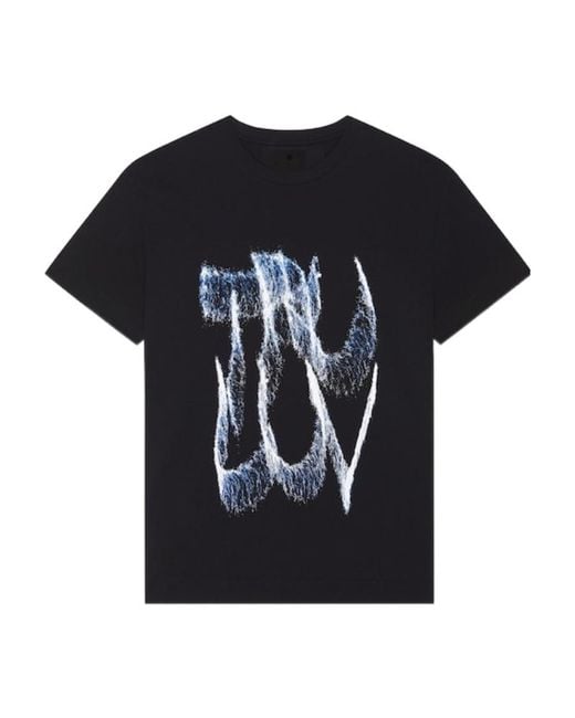 Givenchy Black Graphic Printed T-Shirt for men
