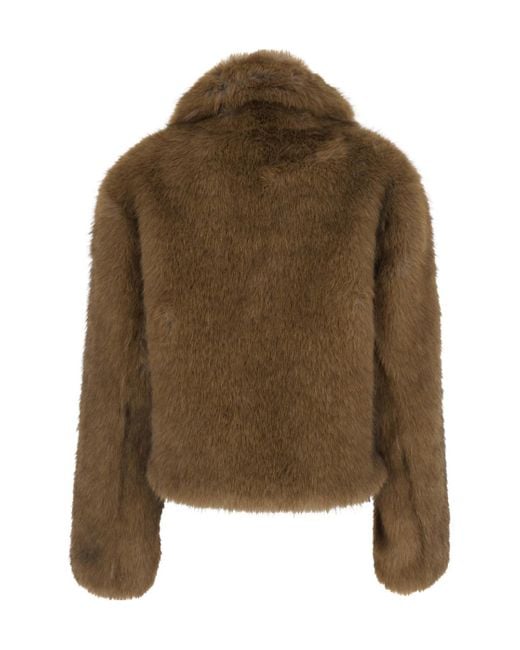 MSGM Brown Long Sleeved Coat