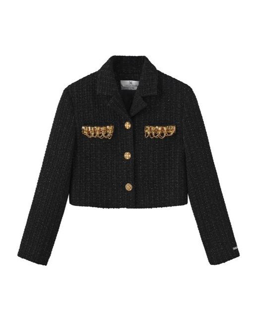 Marissa Chiara Black Button-Down Jacket