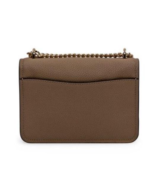 MICHAEL Michael Kors Brown Claire Chain-Link Cross Bag