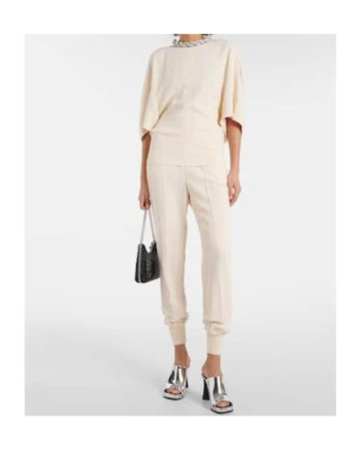 Stella McCartney Natural Embellished Detail Blouse