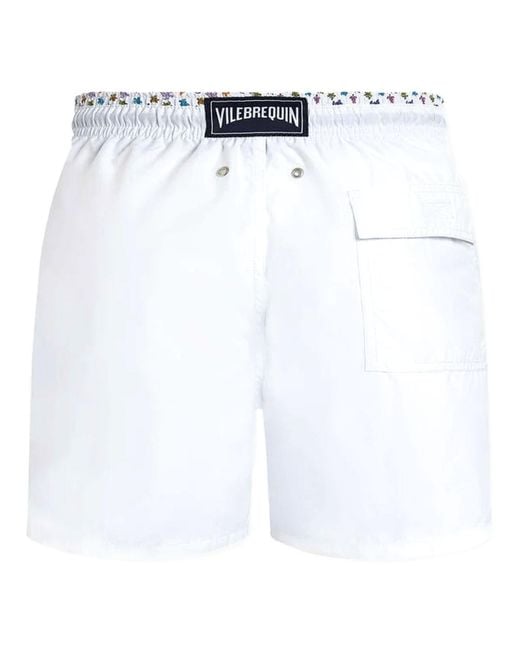 Vilebrequin Blue Swim Shorts Bicolor Micro Ronde Des Tortues for men