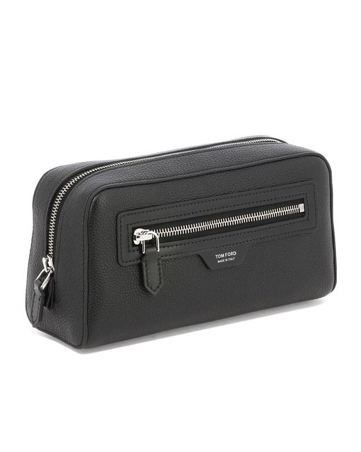 Tom Ford Black Logo Stamp Beauty Case for men