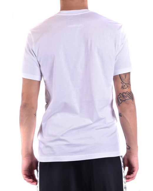 Moschino White Teddy Bear Printed Crewneck T-Shirt for men