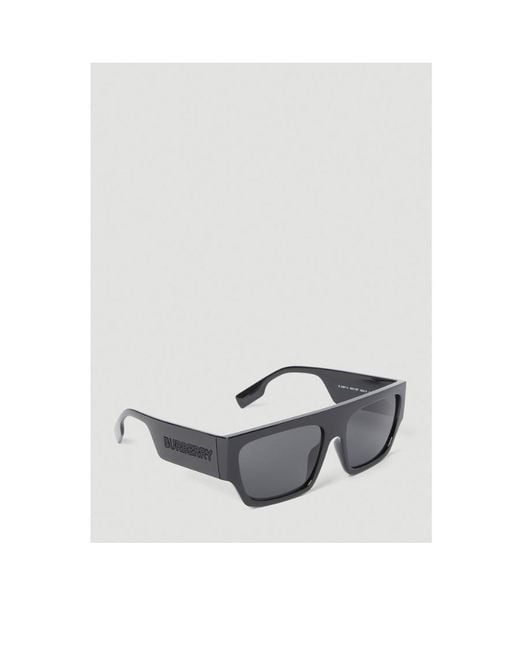 Burberry Gray Logo Sunglasses for men