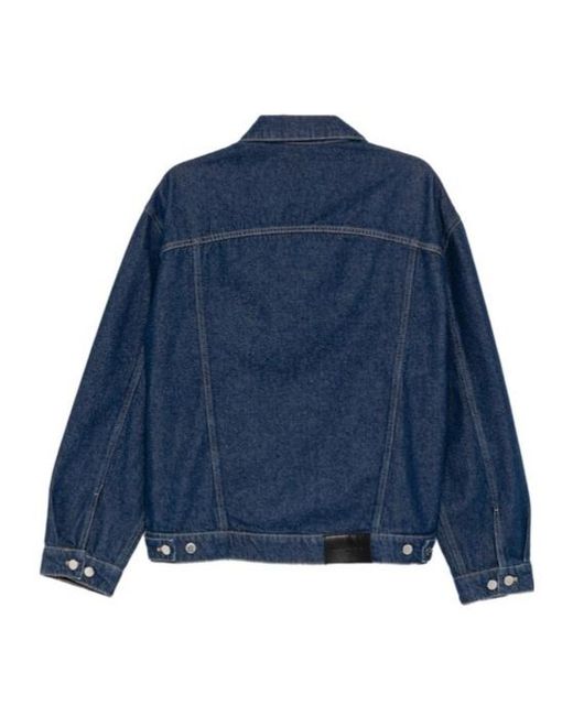 Maison Kitsuné Blue Denim Trucker Jacket for men