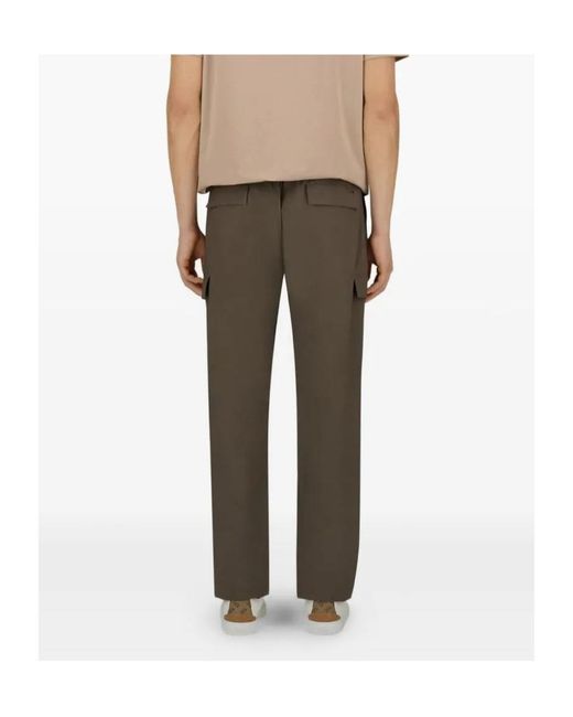 Herno Gray Work Casual Pants for men