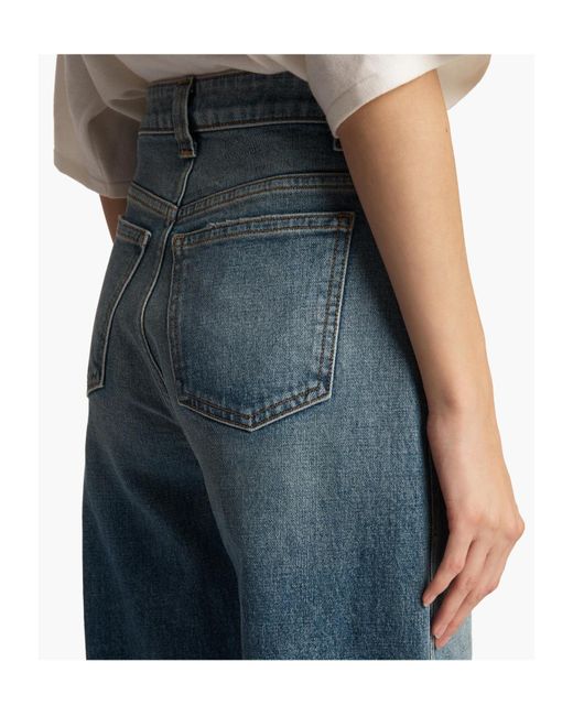 Khaite Blue Dane Stretched Jeans