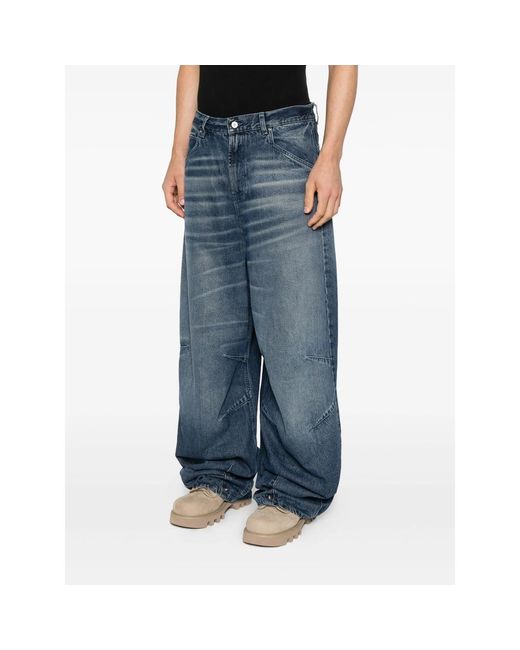 PDF CHANNEL Blue Pdf Legganda Oversized Jeans for men