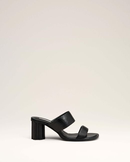 AMI Natural Leather Piano Sandals