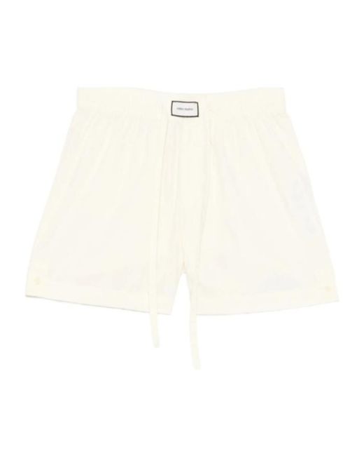 Entire studios White Drawstring Shorts for men