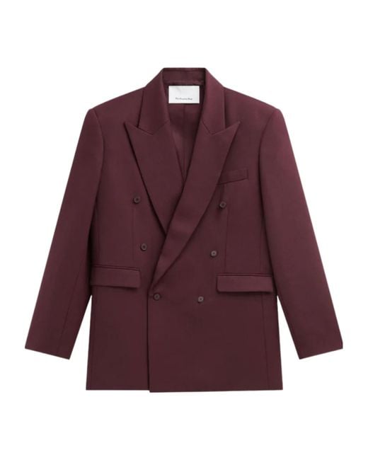 Frankie Shop Purple Monterey Structured Blazer