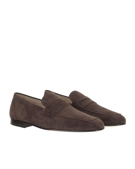 Tod's Brown Slip-On Loafers for men