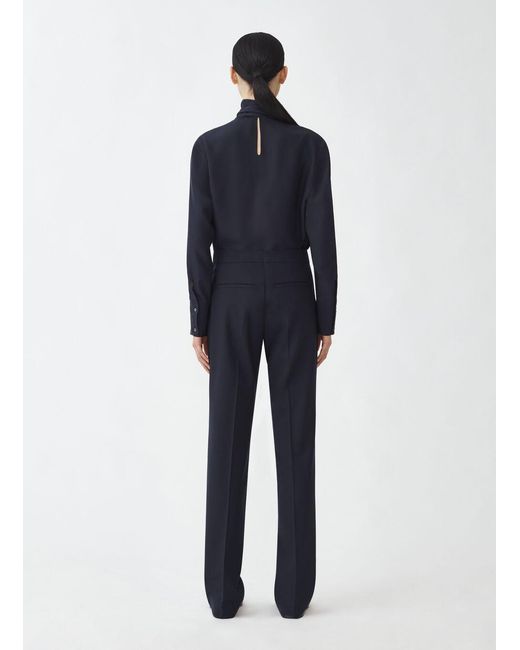 Fabiana Filippi Blue Straight-Leg Tailored Trousers