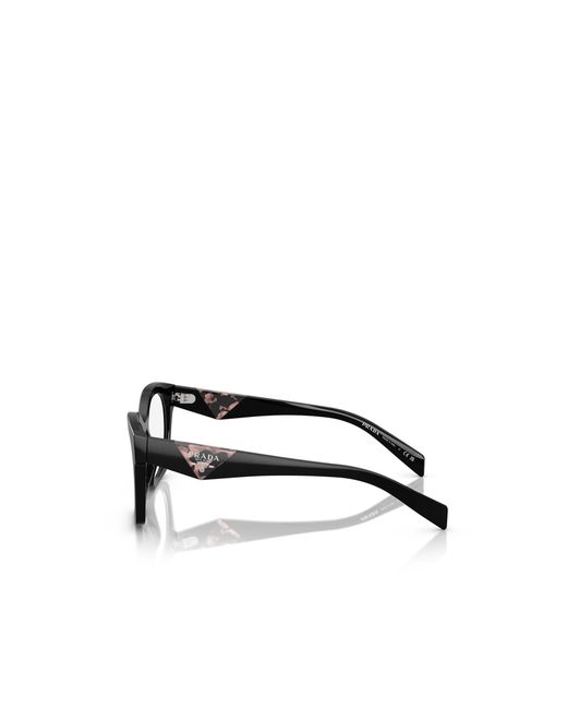 Prada White Eyewear Square Frame Glasses