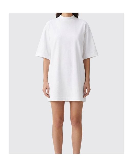 Loulou de Saison White Ayaz Oversized T-Shirt Dress