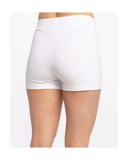 Emporio Armani White Logo Detail Shorts