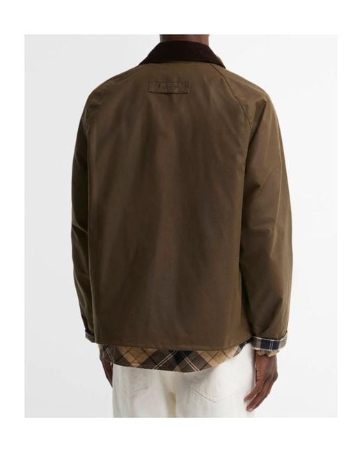 Barbour Brown Icons Transport Waxed Jacket for men