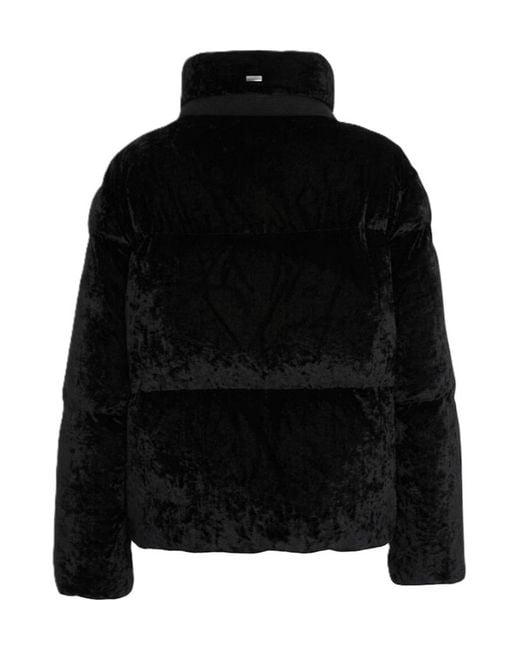 Herno Black Long-Sleeved Down Jacket