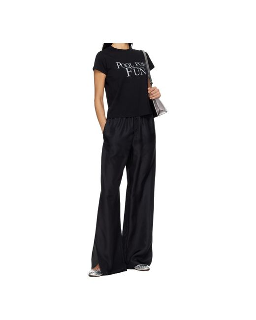 MM6 by Maison Margiela Black Pool Print T-Shirt