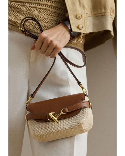 Ralph Lauren Brown Small Blaike Cross Body Bag