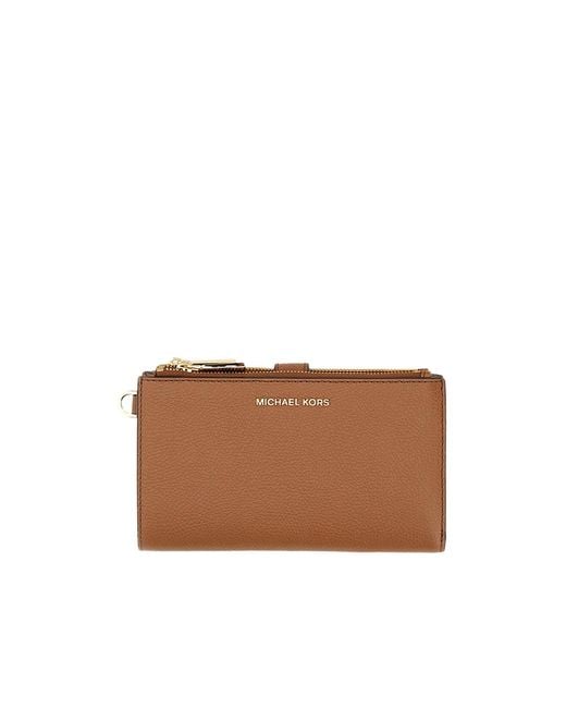 MICHAEL Michael Kors Brown Jet Set Bi-Fold Wallet