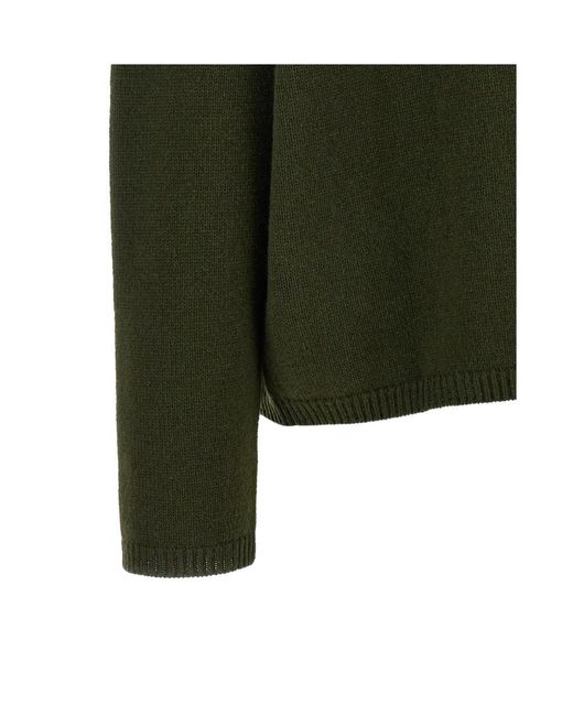 Be You Green 2030 Relaxed V-Neck Knitted Sweater